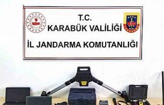2 milyon liralık cihazlarla define ararken yakalandılar