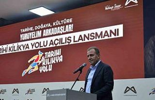 550 kilometrelik ’Tarihi Kilikya Yolu’ yürüyüşe...