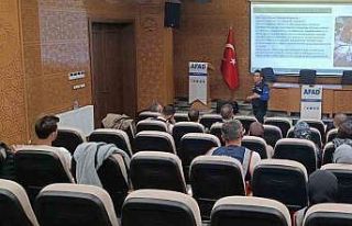 5 gün sürecek olan AFAD gönüllüsü eğitimleri...