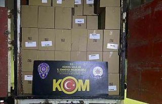 Adana’da yaklaşık 5 milyonluk kaçak sigara ve...