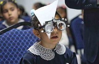 Ağrı’da öğrenciler göz sağlığı için taramadan...