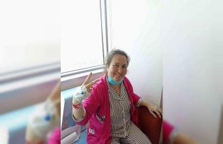 Akciğer nakli olan 41 yaşındaki kadın sağlığına...