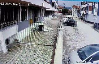 Amasya’da deprem anı kamerada