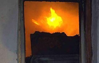 Amasya’da korkutan ev yangını