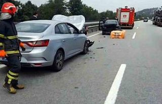 Anadolu Otoyolu’na düşen köpük zincirleme kazaya...