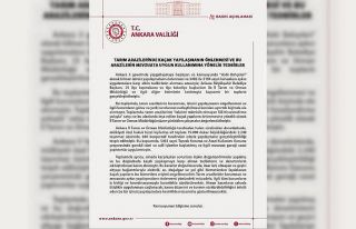 Ankara Valiliği’nden hobi bahçelerine ilişkin...