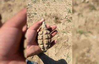 Ankara’da 104 yıllık patlamamış el bombası...