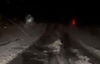 Ardahan’da dolu etkili oldu