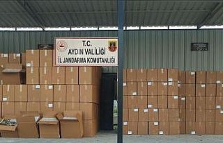 Aydın’da 4,5 milyon değerinde makaron ele geçirildi