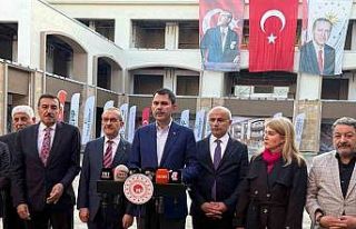 Bakan Kurum, Malatya’da Bakırcılar Çarşısı...