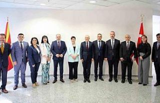 Bakan Şimşek, Kuzey Makedonya Maliye Bakanı Kochoska...