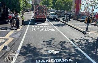 Bandırma’da Mehmetçik Caddesi yenilendi