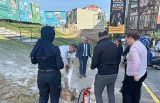 Bandırma’da yangın tatbikatı gerçekleştirildi