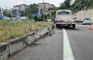 Bartın’da otomobil takla attı: 1 yaralı