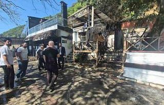 Bartın’da turistik otelde yangın