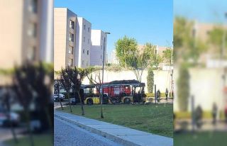 Başakşehir’de İETT otobüsü alev alev yandı
