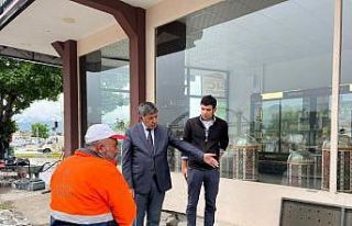 Başkan Aksun, sahada görev yapan personelleri denetledi