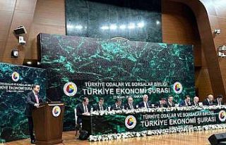 Başkan Kasapoğlu, ekonomi şurasında konuştu;...