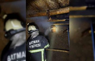 Batman’da ahır yangını