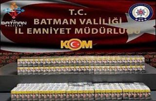 Batman’da kaçak sigara operasyonu: 1 gözaltı