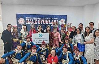BAÜN Halk Oyunları ekibi Türkiye ikincisi