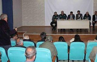 Bayburt’ta çiftçilerin talepleri toplantıda dinlendi