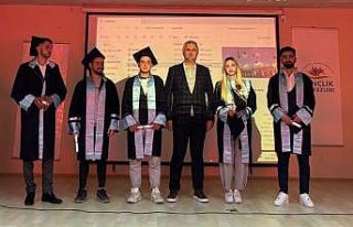 Bayburt’ta meslek öğrenen öğrenciler mezuniyet...