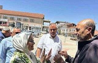 Beyağaç’ı ziyaret eden Milletvekili Ün, Başkan...