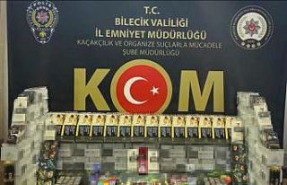 Bilecik’te 92 bin adet makaron ele geçirildi