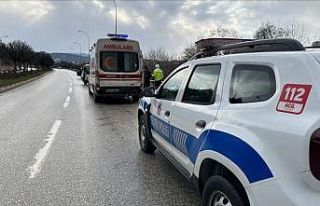 Bilecik’te motosiklet sürücüsü yaralandı