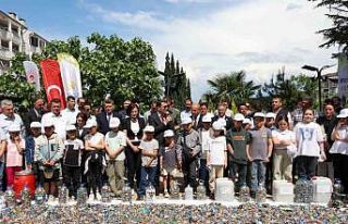 Bilecik’te öğrenciler 2 bin 543 kilogram atık...