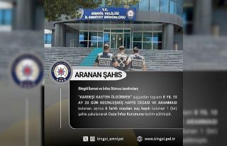 Bingöl’de 8 yıl kesinleşmiş hapis cezası bulunan...