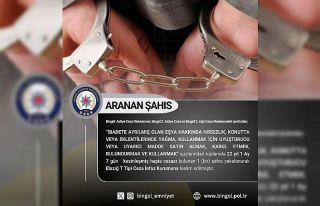 Bingöl’de kesinleşmiş hapis cezası ve araması...