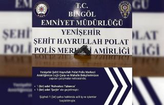 Bingöl’de ruhsatsız silah ele geçirildi
