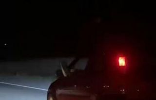 Bir ayağı camda bir ayağı gazda yolculuk kamerada