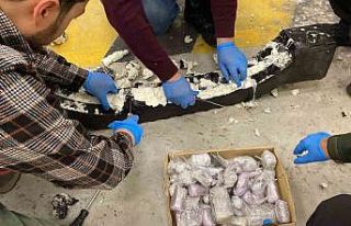 Bodri geçit vermedi: 45,82 kilogram kokain ele geçirildi