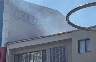 Bolu’da çatı yangını