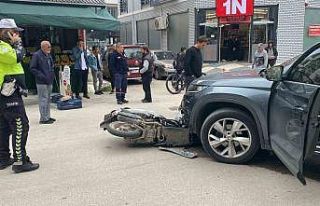 Bolu’da cip ile motosiklet çarpıştı: 1 yaralı