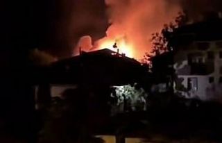 Boyabat’ta ev yangını