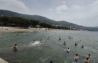 Bursa’da deniz sezonu erken açıldı