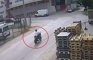 Bursa’da iki motosikletinin karıştığı kaza...