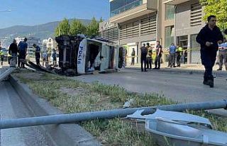 Bursa’da kadına şiddet ihbarından dönen polis...