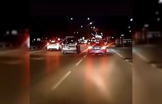 Bursa’da tehlikeli makas kamerada