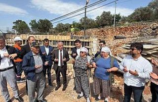 Çamlık Camii’nin temeli dualarla atıldı
