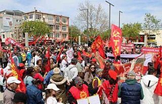 Çanakkale’de 1 Mayıs Emek ve Dayanışma günü...