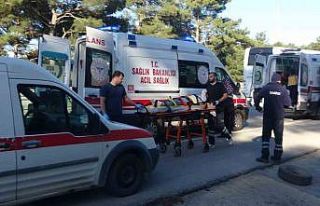 Çanakkale’de trafik kazası: 2 yaralı