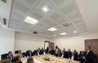 Çevre şehircilikte belediye başkanları ile toplantı...