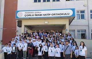 Çorlu İmam Hatip Ortaokulu’ndan Bilim Fuarı