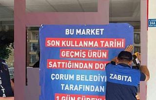 Çorum’da son kullanma tarihi geçmiş ürün bulunduran...