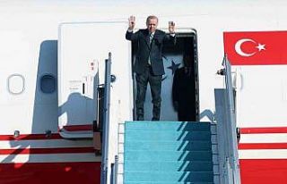 Cumhurbaşkanı Erdoğan Azerbaycan’a gitti